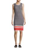 Chevron-Knit Tank Dress, Multi