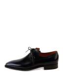 Arca Leather Derby Shoe w/Dark Blue Patina