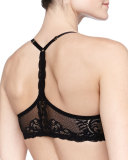 Feathers Front-Close Rackerback Bra