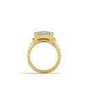 Wheaton Ring with Diamonds in Gold