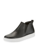 Leather Chelsea Sneaker, Black