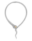 Legends Cobra Gold & Silver Drop Necklace