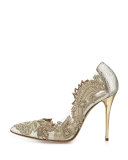 Aylissa Crystal-Embellished Pump, Smoke