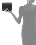 Prisma Small Leather Shoulder Bag, Black