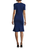 Milano Knit Scoop Neck Dress