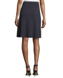 Textured Flirt Skirt, Japanese Violet