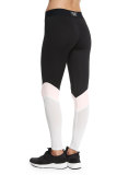 Colorblock Cycling Pants, Black/Blush
