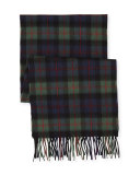Arran Tartan Cashmere Muffler Scarf, Lady Dunmore