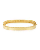 Princess 18k Gold Petite Bangle with Diamonds