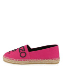 Logo Canvas Espadrille Flat
