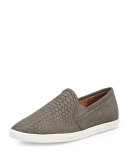 Kidmore Snake-Print Skate Shoe, Dark Gray