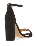 Yaro Suede Block-Heel Sandal