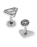 Sterling Silver Superman Cuff Links 