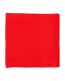 Silk Pocket Square, Red