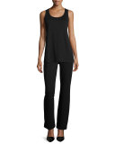 Ponte Boot-Leg Pants, Plus Size 