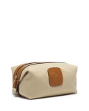 Holdall No. 101 Twill Travel Toiletry Bag, Khaki Twill