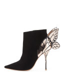 Chiara 3D Butterfly Wing Boot, Black