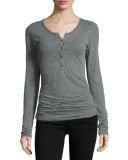 Alene Henley T-Shirt, Gray
