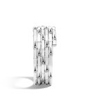 Bamboo Sterling Silver Coil Bracelet