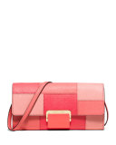 Cynthia Large Tile Patchwork Clutch Bag, Pink Grapefruit