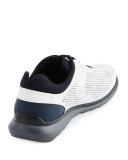 Techmerino Rubberized Sneaker, White
