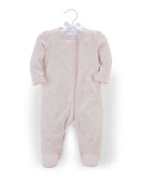 Floral Pima Coverall, Delicate Pink, Size 3-9 Months