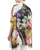 Alfresco-Print Flowy Caftan 