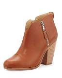 Margot Side-Zip Ankle Boot, Tan