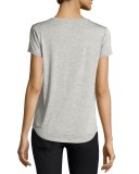 Lynnea Pocket Tee, Gray