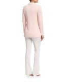 Dressed Up Button-Front Jacket, Rose Water    