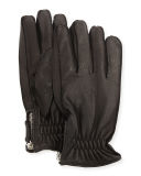 Cashmere-Lined Leather Gloves