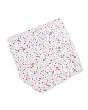 Strawberry Delight Baby Blanket, Red/White