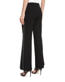 Kenmare Flared-Leg Pants, Black 