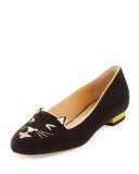 LOL Kitty Velvet Ballerina Flat