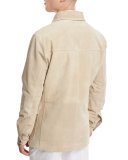 Suede Desert Jacket, Tan