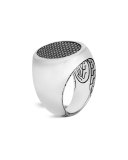 Men's Classic Chain Jawan Signet Ring, Size 10