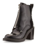 Shelby Runway Leather Bootie, Black