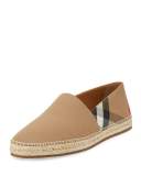 Men's Pateman Canvas Check Espadrille, Classic Check