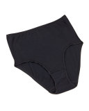 Cotton Seamless Briefs, Black