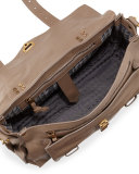 PS1 Medium Satchel Bag, Smoke