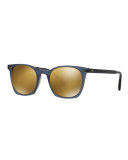 L.A. Coen 49 Acetate Sunglasses, Blue