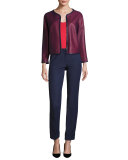 Tech-Cotton Wide-Cuff Pants, Marino Blue