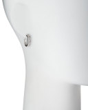 Sliding Diamond Hoop Earrings