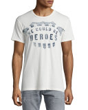 Heroes Crewneck T-Shirt, White