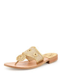 Sparkle Thong Sandal, Gold