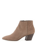 Felicia Weatherproof Suede Bootie, Taupe