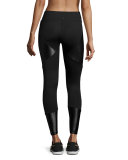 Forge Contrast-Panel Sport Leggings