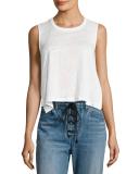 Ines Fluid Linen Tank