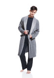 Robinson Shawl-Collar Long Robe, Gray