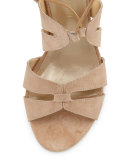 Grecian Suede Tall Gladiator Sandal